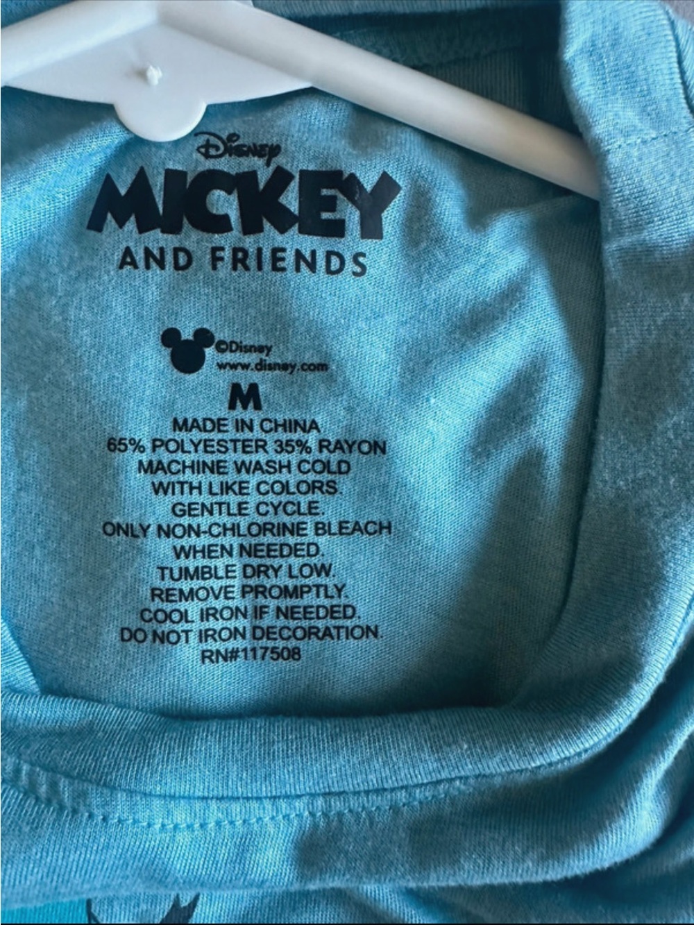 Disney Blue to White Ombre Mickey & Friends Sleeveless Tank - Picture 5 of 6